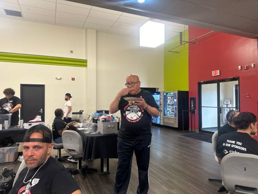 People enjoying bowl-a-thon 2024